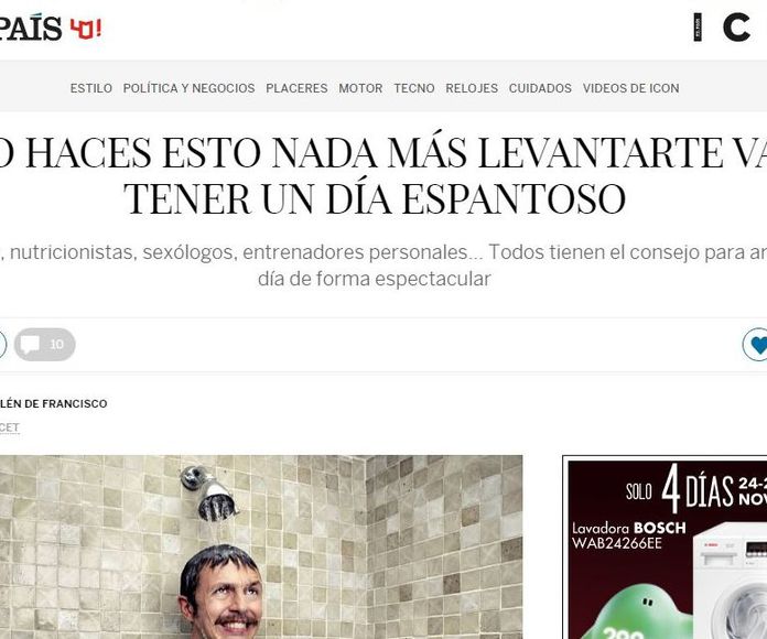 Nueva colaboración en la Revista Icon de El País }}