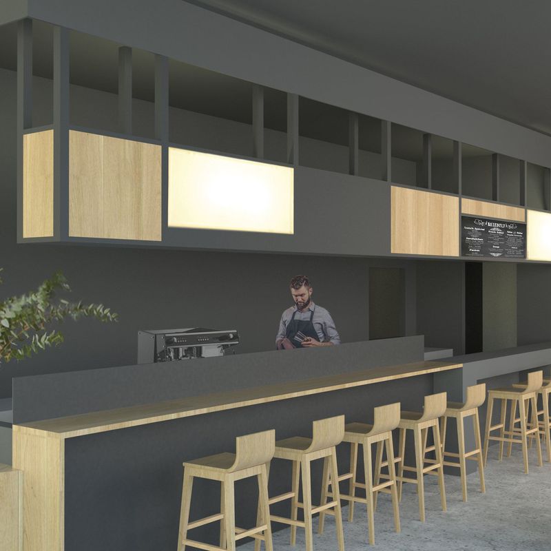 Bar - Restaurante IRIA FOOD. SAPUI Arriandi: Servicios y proyectos de Maurtua Arquitectos