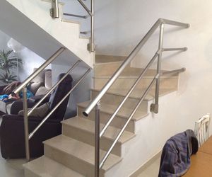 Barandillas de escalera interiores de aluminio