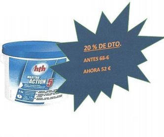 HTH Granulado de 2,5 Kg.: Productos y servicios de Piscinas Castilla - Construcción y Rehabilitación