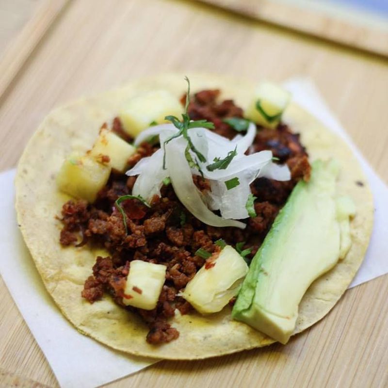 Tacos:  de Gallo Santo Veg Mex & Cocktail