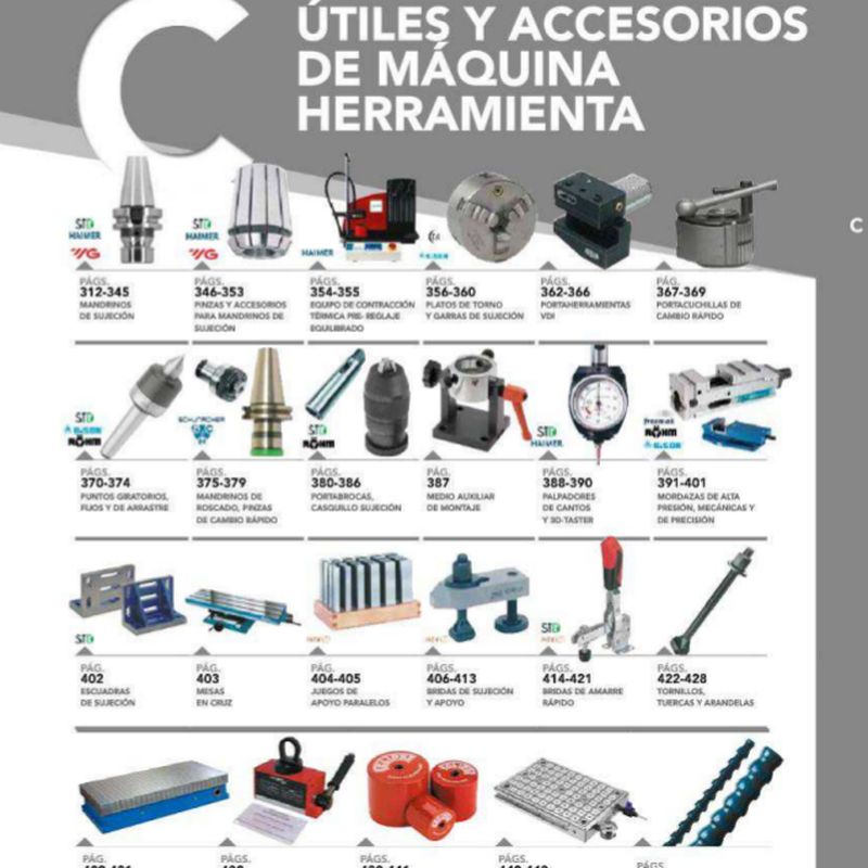 Útiles y accesorios de máquina herramienta: Productos de Sumaser