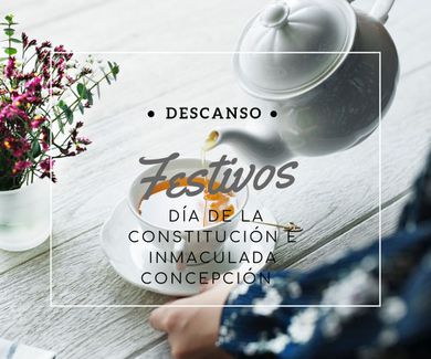CERRADO: Día de la constitución e Inmaculada Concepción.