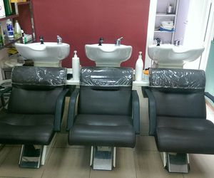 Zona de lavado de cabezas de nuestra peluquería en Madrid