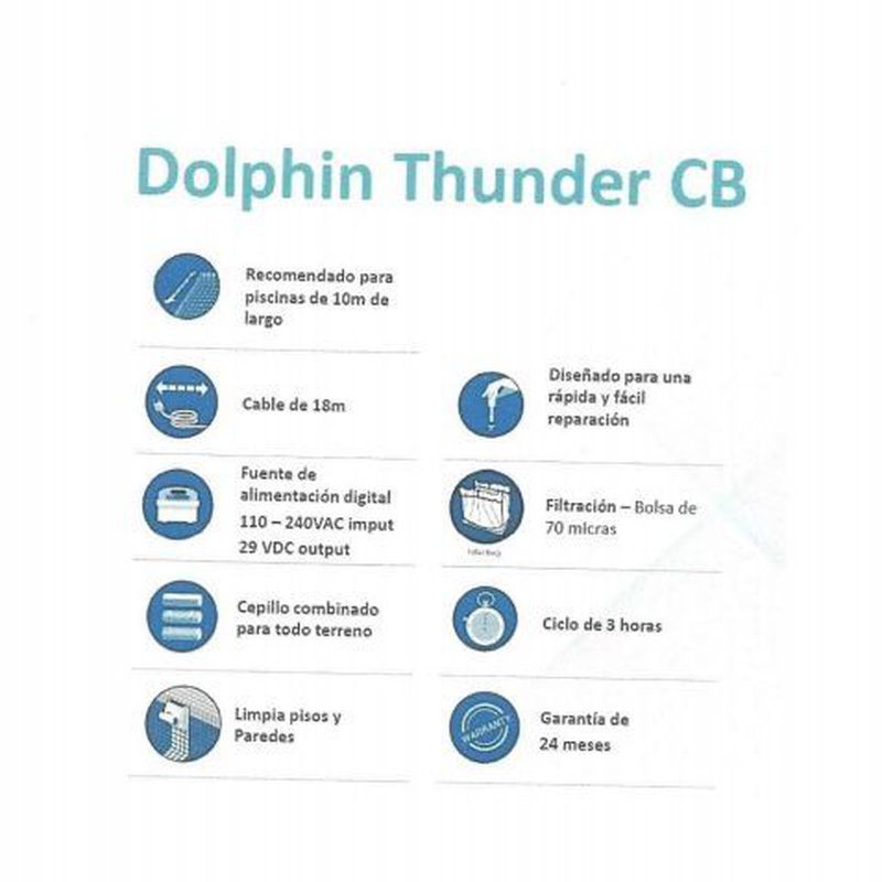 Dolphin Thunder CB: Productos y servicios de Piscinas Castilla - Construcción y Rehabilitación