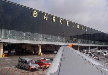 Traslado en taxi al aeropuerto de Barcelona